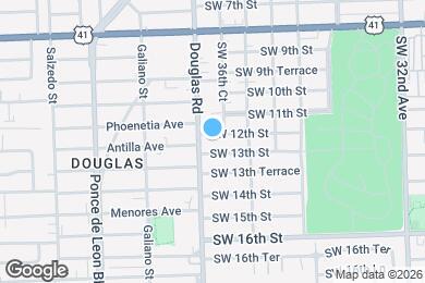 Map image of the property - 3670 SW 12th St