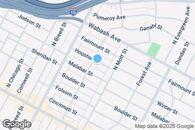 Map image of the property - 2508 Houston St