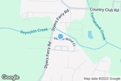 Map image of the property - 5972 Hollow Wood Ct