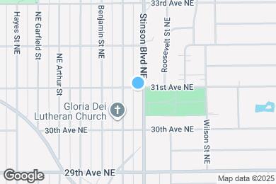 Map image of the property - 3058 NE Stinson Blvd