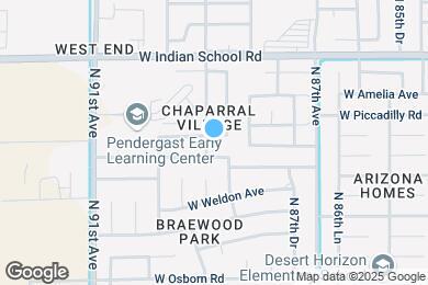 Map image of the property - 8849 W Fairmount Ave