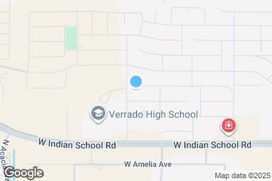 Map image of the property - 19981 W Glenrosa Ave