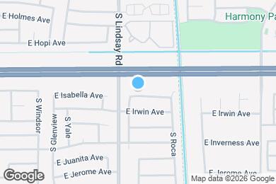 Map image of the property - 2834 E Isabella Ave
