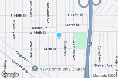 Map image of the property - 14621 Dorchester Ave