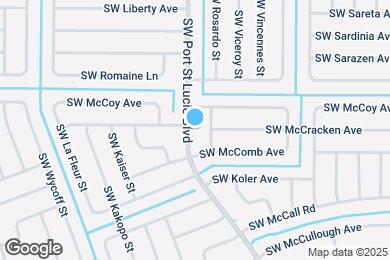 Map image of the property - 3743 SW Port St Lucie Blvd