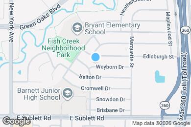 Map image of the property - 2305 Weyborn Dr