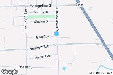 Map image of the property - 6166 Cyrus Ave