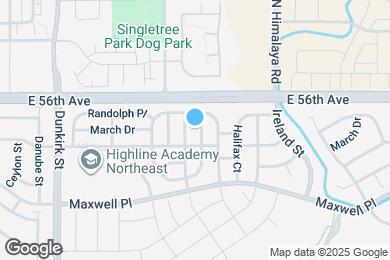 Map image of the property - 5567 N Gibraltar St