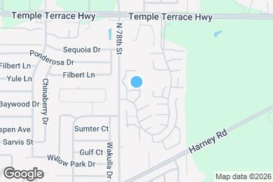 Map image of the property - 8622 Cattail Dr
