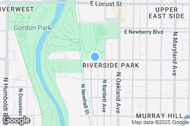 Map image of the property - 1619 E Park Plz