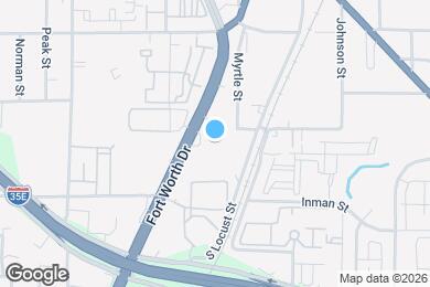 Map image of the property - 525 Fort Worth Dr