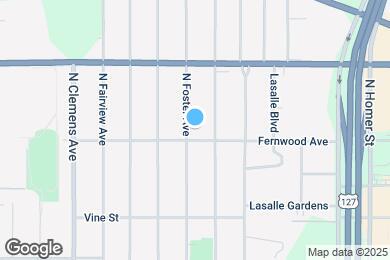 Map image of the property - 506 N Foster Ave