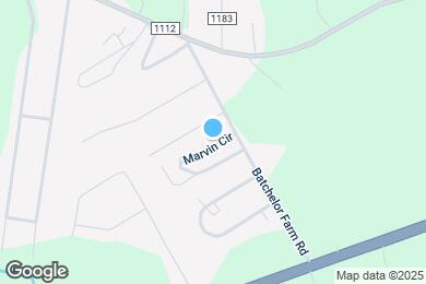 Map image of the property - 1601 Redbud Ct