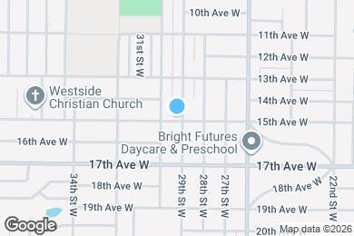 Map image of the property - 1418 29th St W
