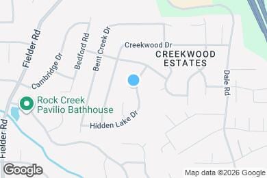 Map image of the property - 6745 Hidden Lake Dr