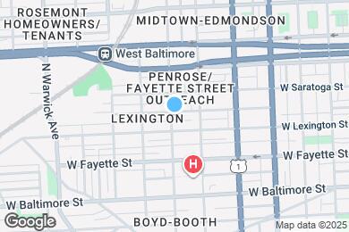 Map image of the property - 2025 Penrose Ave