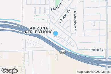 Map image of the property - 1307 S San Vincente Ct