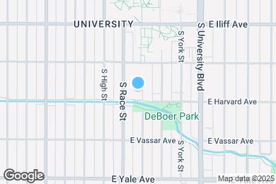 Map image of the property - 2475 S Vine St Apts