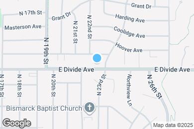 Map image of the property - 2208 E Divide Ave