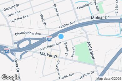 Map image of the property - 77 Van Riper Ave