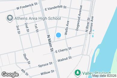 Map image of the property - 205 E Pine St