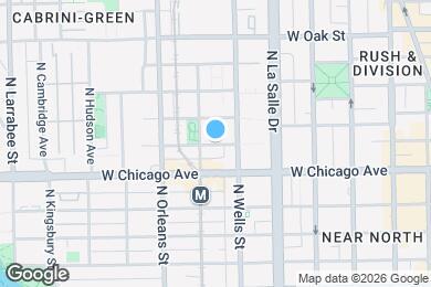 Map image of the property - 220 W Institute Pl