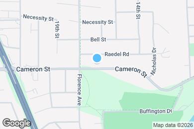 Map image of the property - 1616 Cameron St