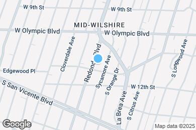 Map image of the property - 1076 S Redondo Blvd