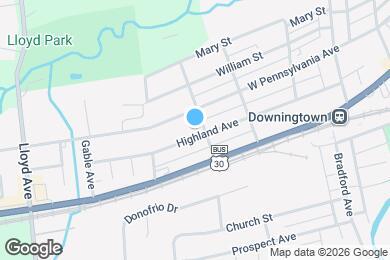 Map image of the property - 407 Highland Ave