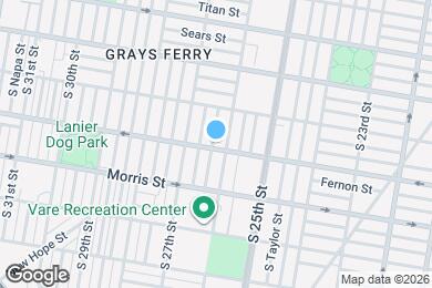 Map image of the property - 1553 S Bailey St