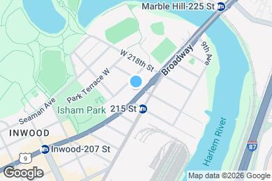 Map image of the property - 5055 Broadway