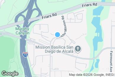 Map image of the property - 6191 Rancho Mission Rd