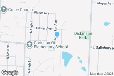 Map image of the property - 1609 N Hocker Ave