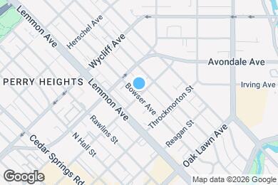 Map image of the property - 4112 Bowser Ave