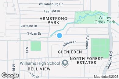 Map image of the property - 1811 Mimosa Ave