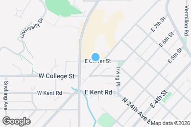 Map image of the property - 2337 East 8th Street