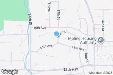 Map image of the property - 1025 38th St