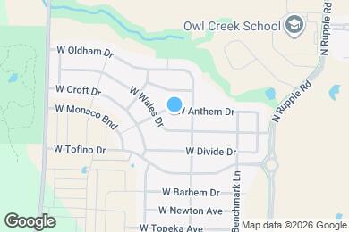 Map image of the property - 4441 W Anthem Dr