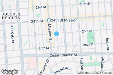 Map image of the property - 1030 Capp St