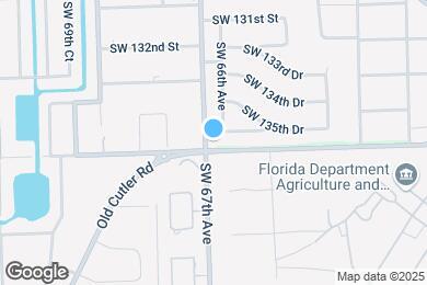 Map image of the property - 13599 Old Cutler Rd