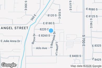 Map image of the property - 473 E 8260 S