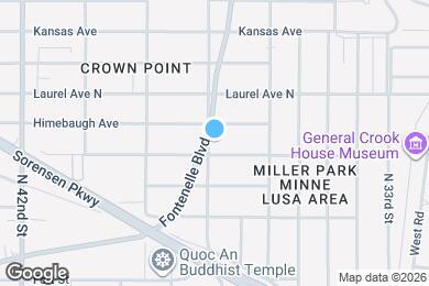 Map image of the property - 5705 Fontenelle Blvd