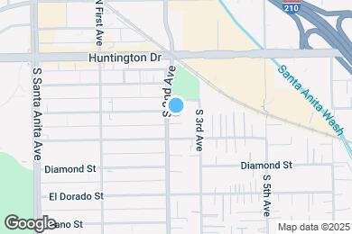 Map image of the property - 206 S 2nd Ave