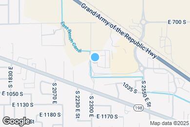 Map image of the property - 891 S 2300 E