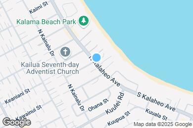 Map image of the property - 156 N Kalaheo Ave