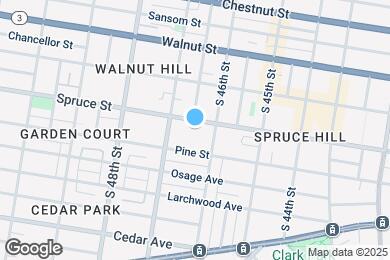 Map image of the property - 4618 Spruce St