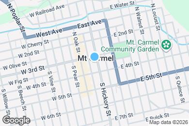 Map image of the property - 20 S Hickory St