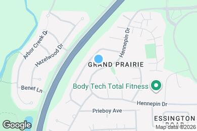 Map image of the property - 3818 Hennepin Dr