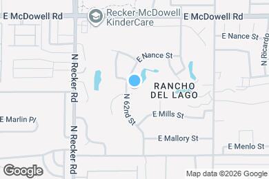 Map image of the property - 6210 E Minton Pl