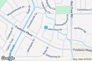 Map image of the property - 824 Cedarcrest Dr